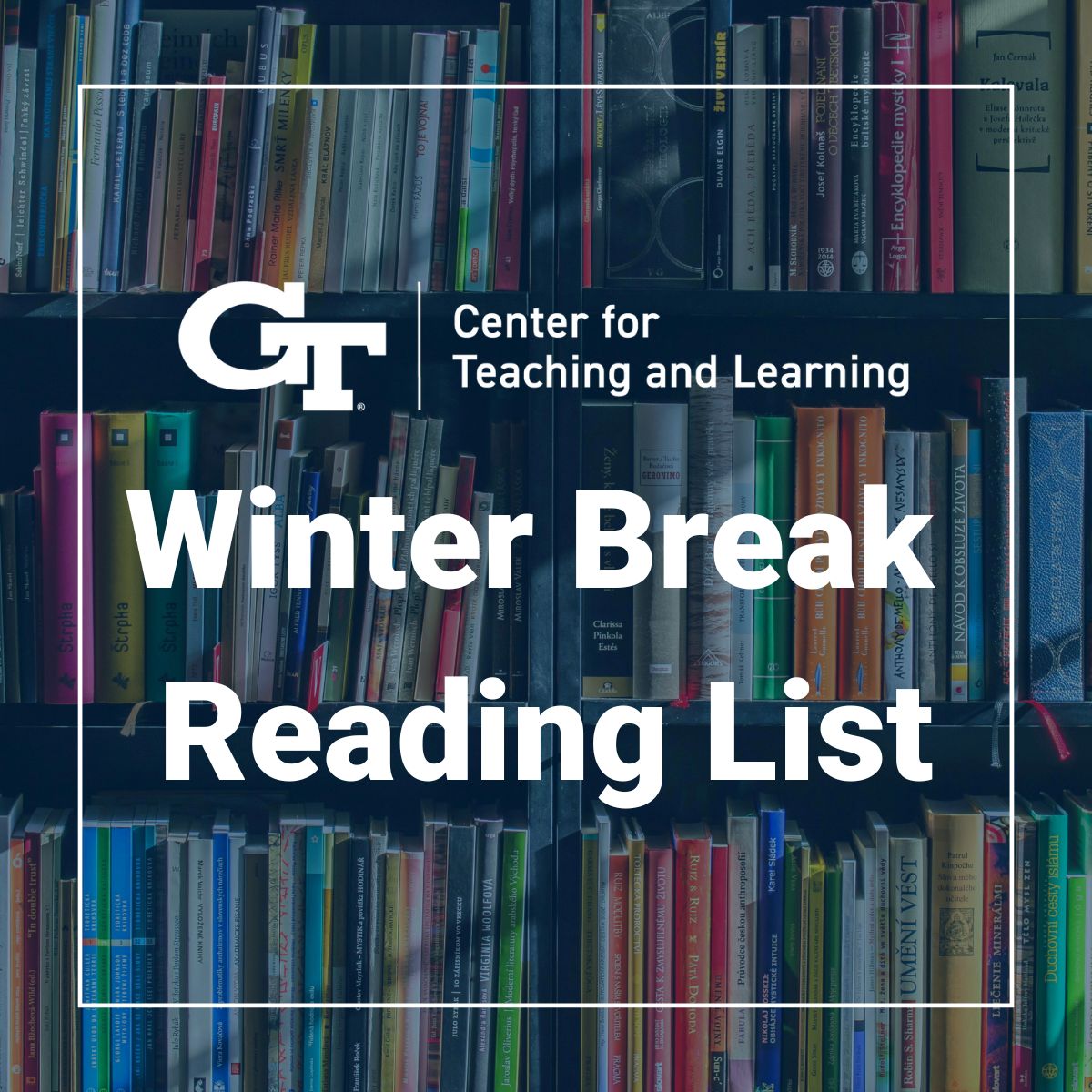 Text reads "Winter Break Reading List."