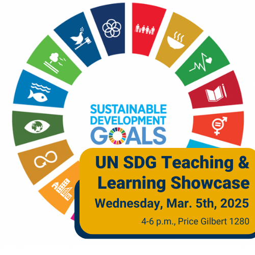 UN SDG logo.