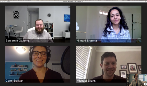 Screen shot of Zoom meeting